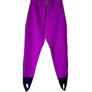 Edelweiss Ski Pants Magenta Made in the USA Size‎ 10